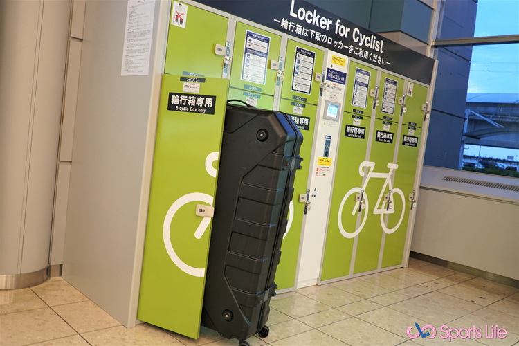 仙台機場　單車置物櫃