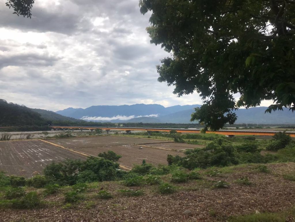 Mountain riding scenery in Taiwan