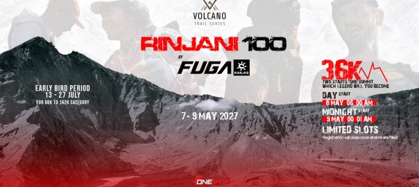 龍目島越野跑 RINJANI 100 主視覺橫幅
