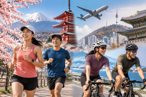 海外運動旅遊是什麼？日本、韓國跑者車友的第一站