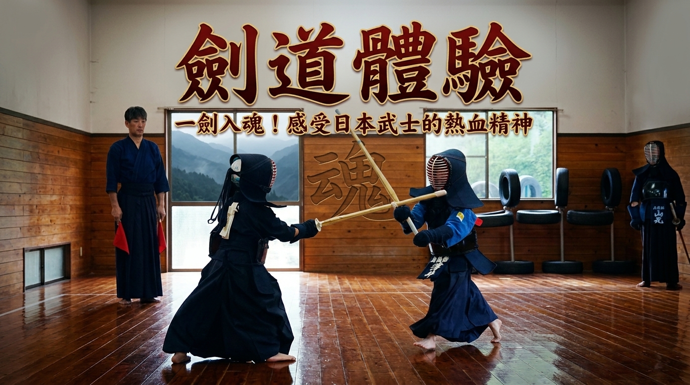 日本【劍道體驗】一劍入魂！感受日本武士的熱血精神