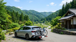 日本車站單車租借與自駕攜車指南：JR駅輪Ekirinkun系統、租車公司單車架預約與道路法規全解析