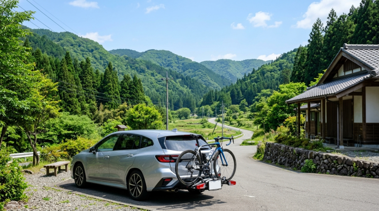 日本車站單車租借與自駕攜車指南：JR駅輪Ekirinkun系統、租車公司單車架預約與道路法規全解析