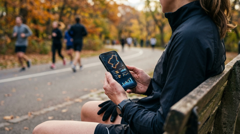 日本馬拉松即時追蹤系統「Runners Update與応援navi」使用指南：選手5公里分段即時配速、大會地圖動態推估、親友應援追蹤與官方完賽證明下載SOP