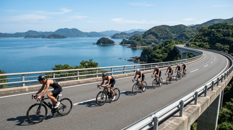 長崎西海鐵人三項攻略：平靜大村灣內海海泳、西海大橋跨海公路與丘陵標鐵備戰指南