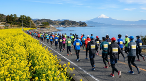 千葉館山若潮馬拉松完整指南：45年歷史南房總花道、富士山隔海雪景與金黃油菜花海奔馳攻略
